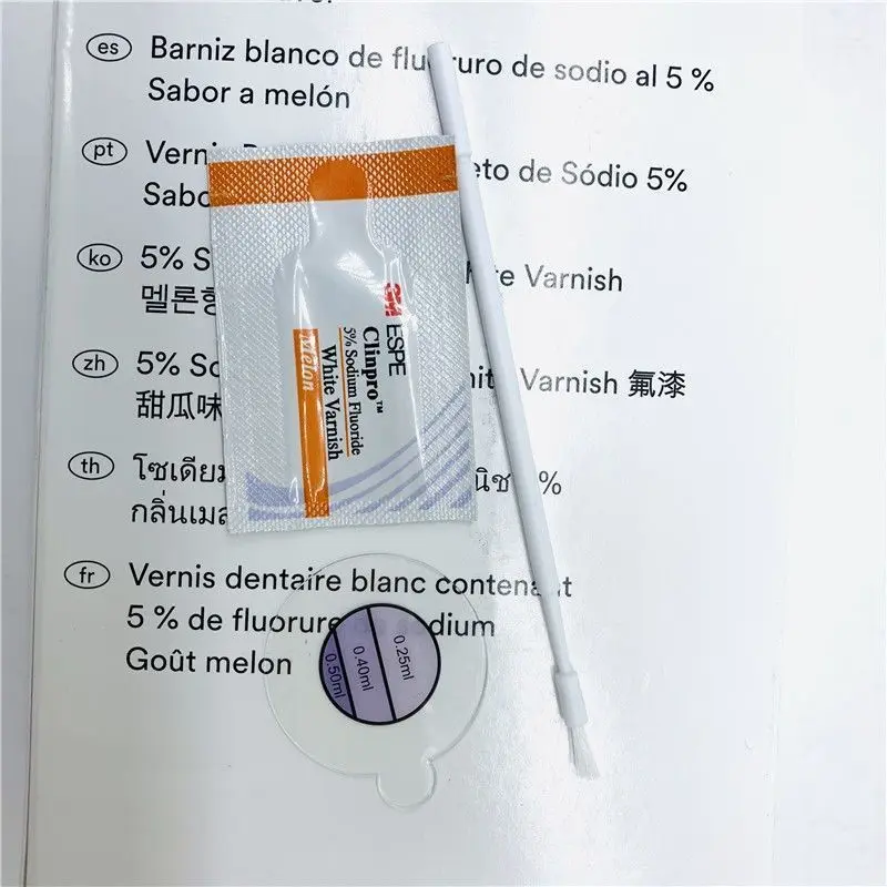 Dental materials Tooth coating with fluoride protective paint Anti caries desensitization gel for adults and children 3M dental