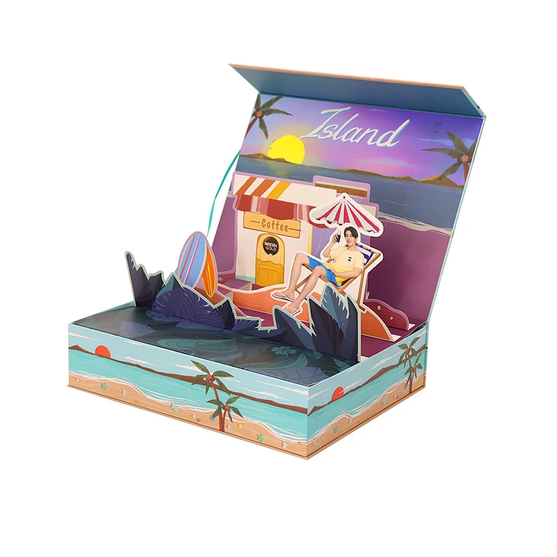 Customized queryRecyclable China Wholesale Custom Beauty Large Christmas Advent Calendar Packaging Box Cardboard Gift 25 Days