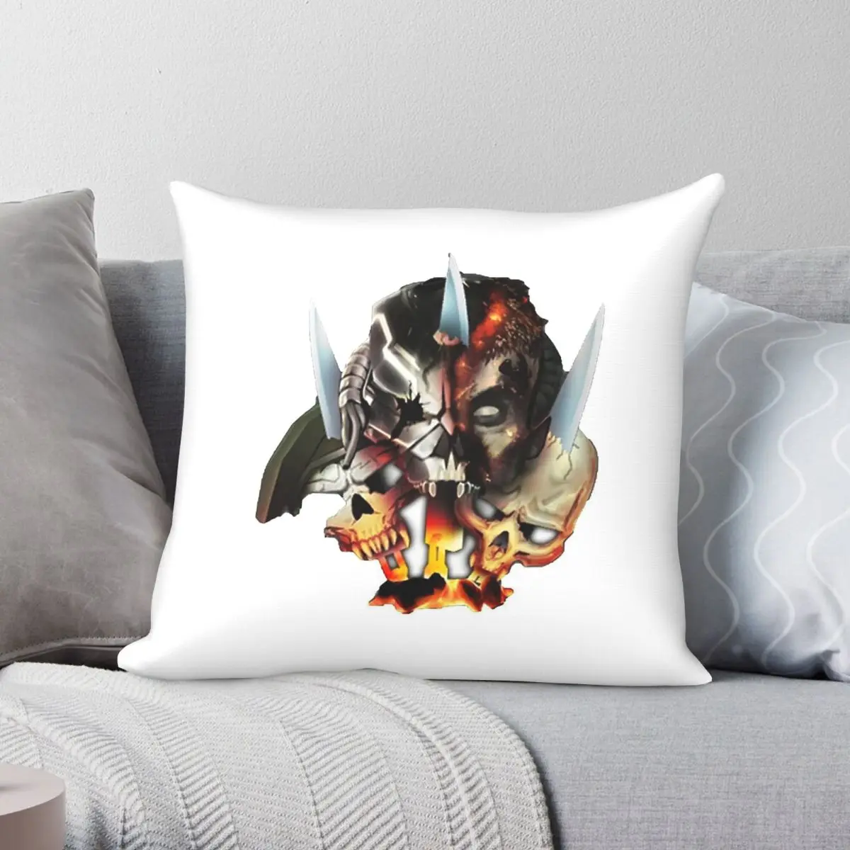 Master Prestige Square Pillowcase Polyester Linen Velvet Creative Zip Decor Pillow Case Home Cushion Cover
