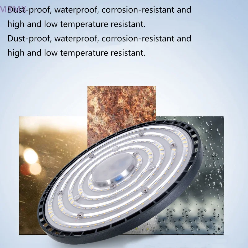 100/150/200 واط 3500/6500 كيلو UFO LED أضواء عالية خليج مقاوم للماء السوق الصناعية التجارية مستودع المرآب ورشة عمل مصابيح