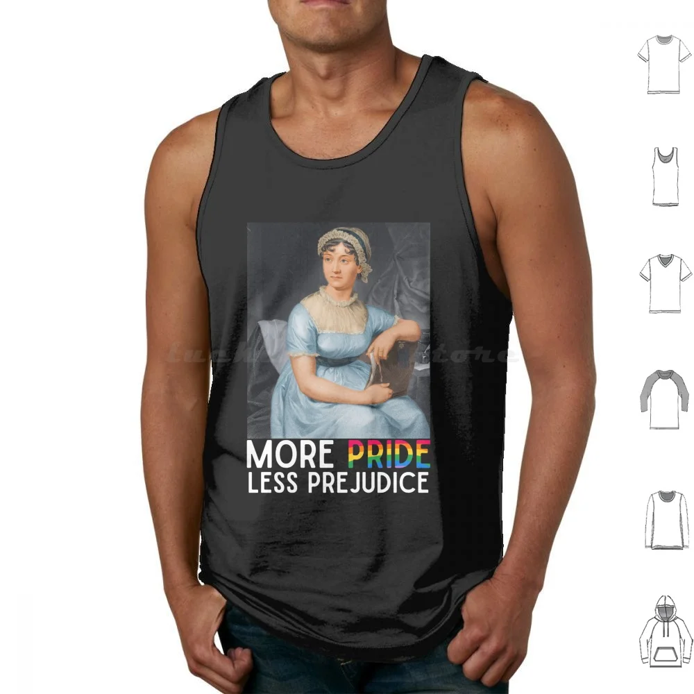More Pride Less Prejudice Jane Austen Novel Tank Tops Vest Sleeveless More Pride Less Prejudice More Pride Less