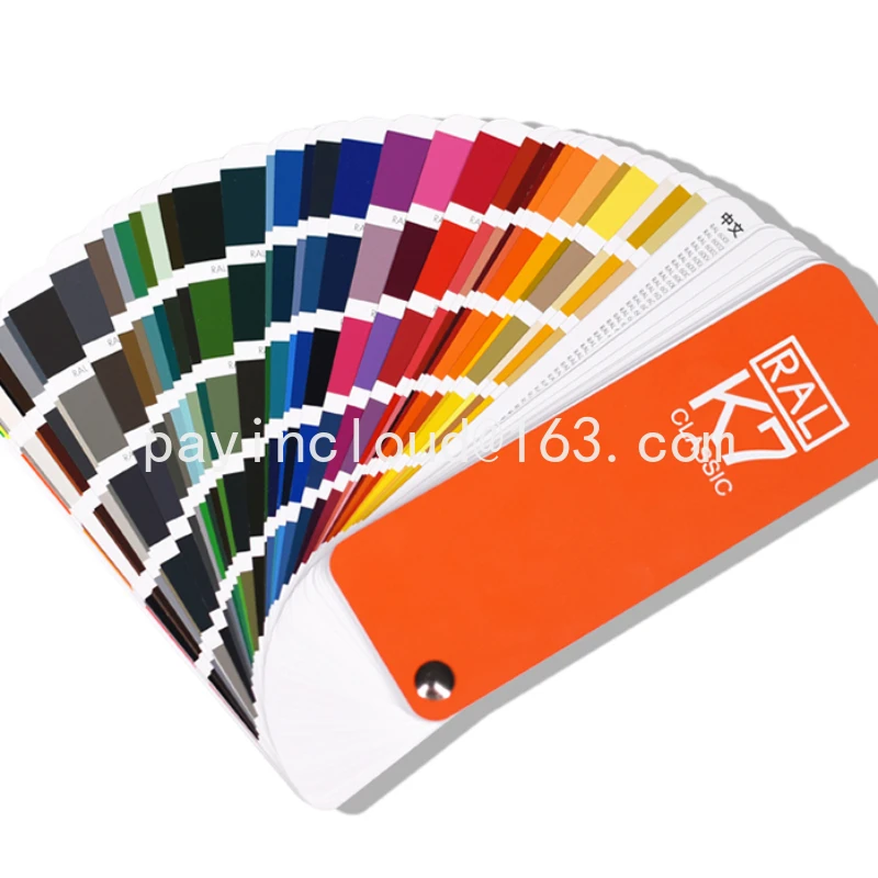 

Brand New Original RAL color card international standard Ral K7 color chart for paint 213 colors with Gift Box