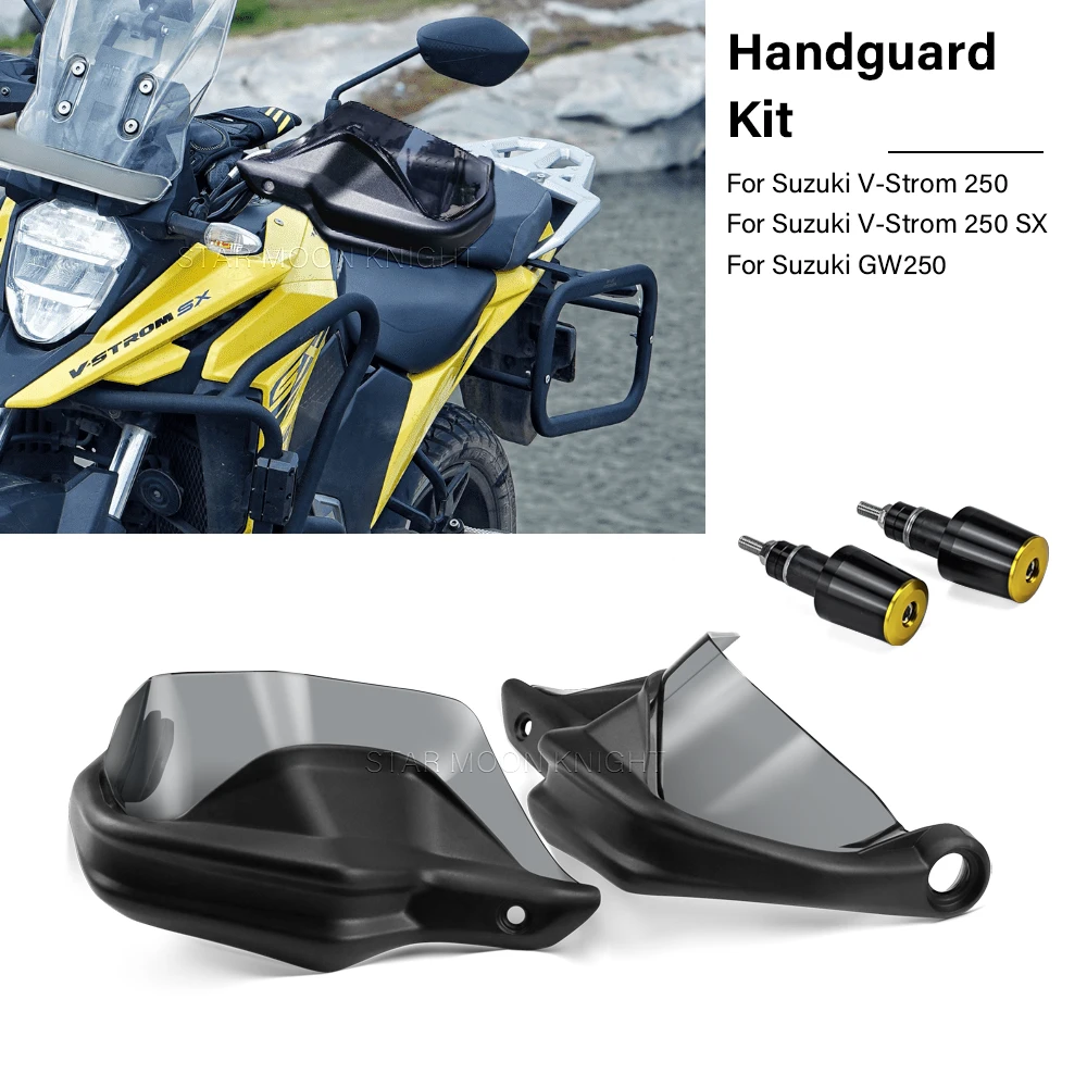 V-Strom 250 SX Hand guards For Suzuki V-Strom 250 DL250 GW250 GW 250 Handguard Extensions Kit Accessories