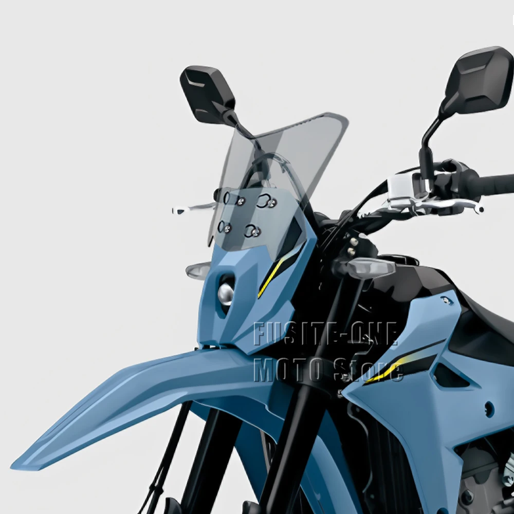 For suzuki DR-Z4SM 2025 motorcycle adventure windshield extension style Windscreen Wind Deflector Screen