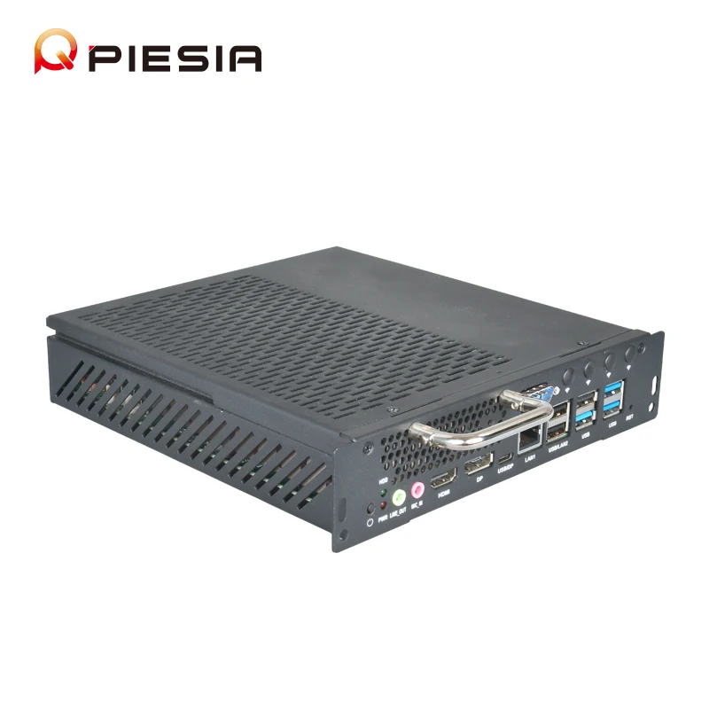 Piesia Intel Core I5 12450H I7 12650H OPS Mini PC 4K شاشة مزدوجة 16GB RAM 256GB WiFi 6E OPS كمبيوتر للسبورة البيضاء التفاعلية