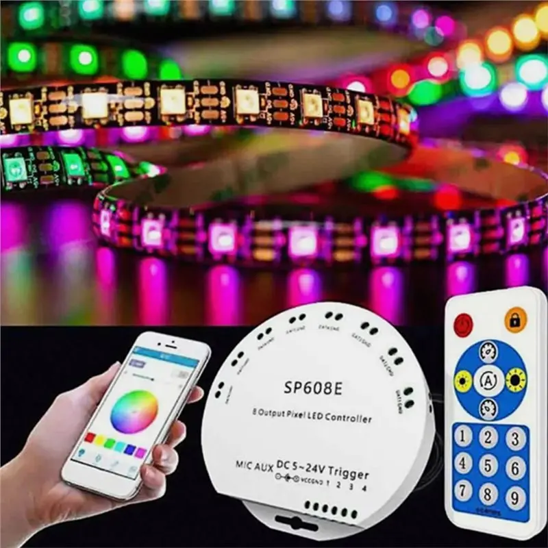 controleur-tftp-sp608e-dc-5v-12v-24v-pour-bandes-lumineuses-led-rgb-adressables-ws2812b-ws2811-variateur-intelligent-bluetooth-pour-musique