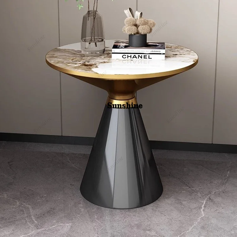 

Luxury Coffee Table Modern Living Room Circular Tee Table Nordic Simple Decoration Tables Creative Metal Design Coffee Tables F