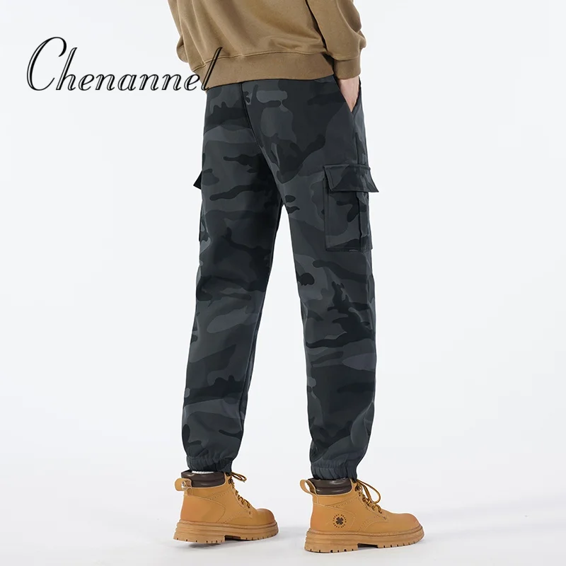 

Men's Camouflage Workwear Pants American Streetwear Brand Multi-pocket Trendy Versatile Bottoms