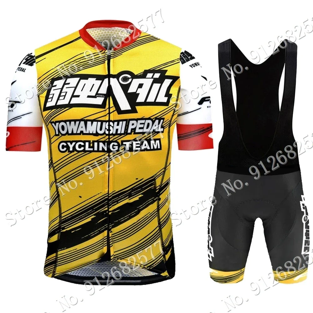 2023 Yowamushi Pedal Cycling Jersey Set Cartoon Anime Cycling Clothing Road Race Bike Shirts Suit Bicycle Bib Shorts MTB Maillo