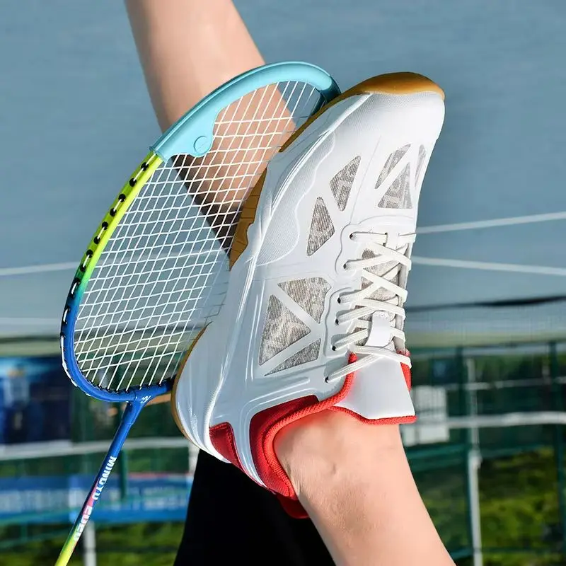 

2025 New Trend Badminton Mens Anti-Slip Tennis Shoes Unisex Indoor Court Shoes Professional Sport Shoe