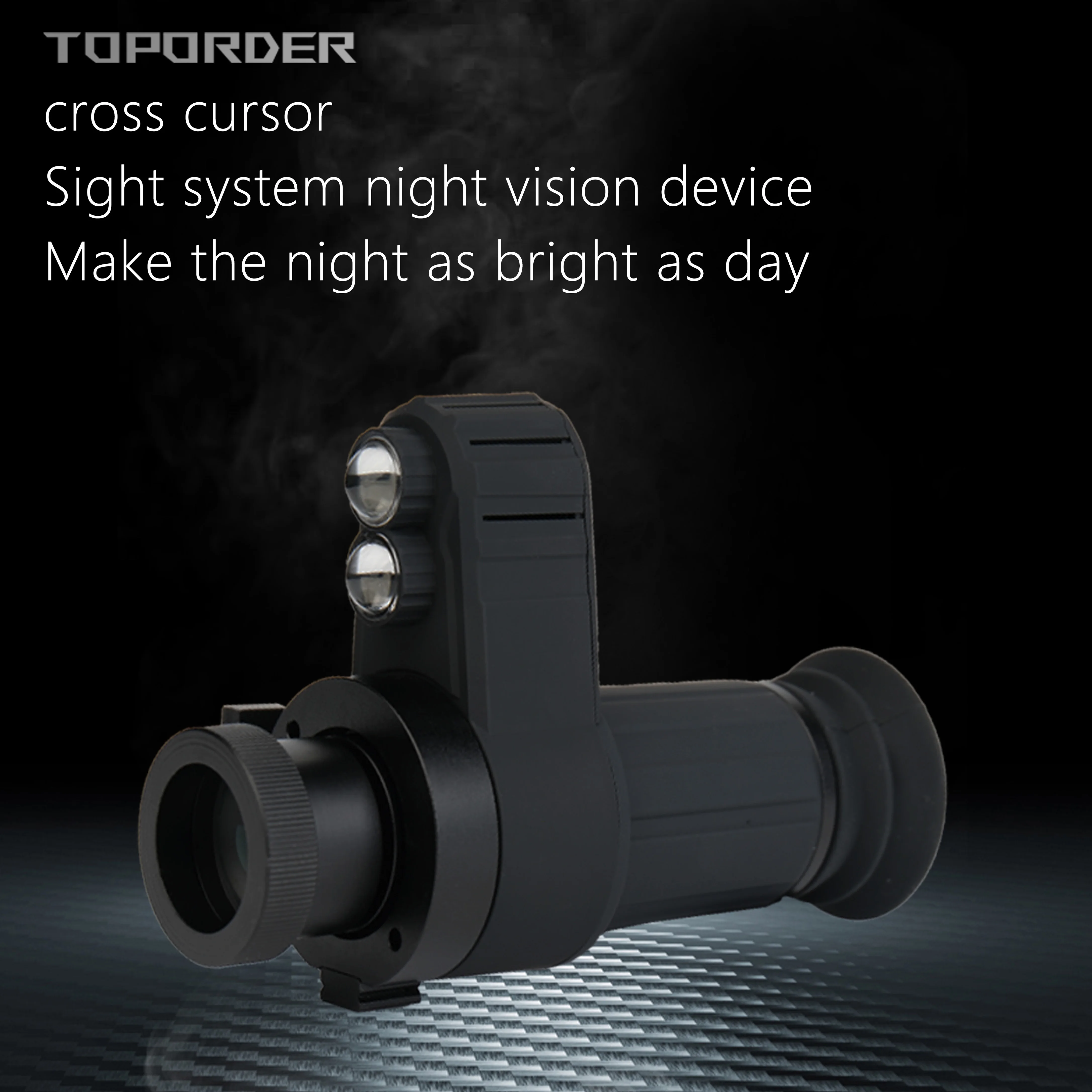 

The cross-cursor digital zoom monocular infrared night vision device is very suitable for observing wild animals at night