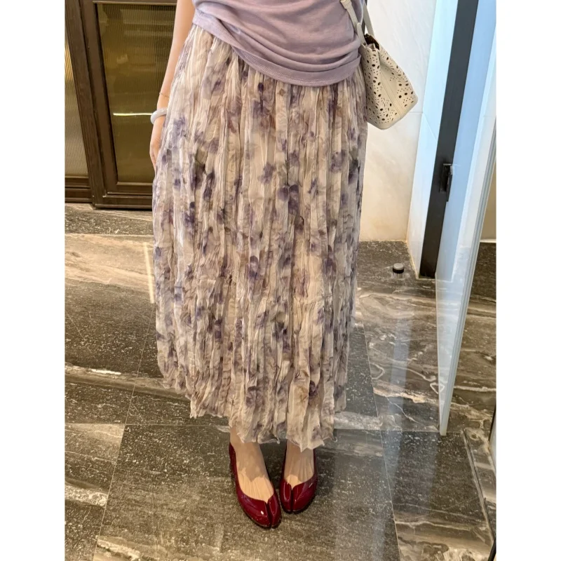 

Faionable Lav f Skirt Design Summer 2025 All-Match Sli Women's Skirt CQ20257