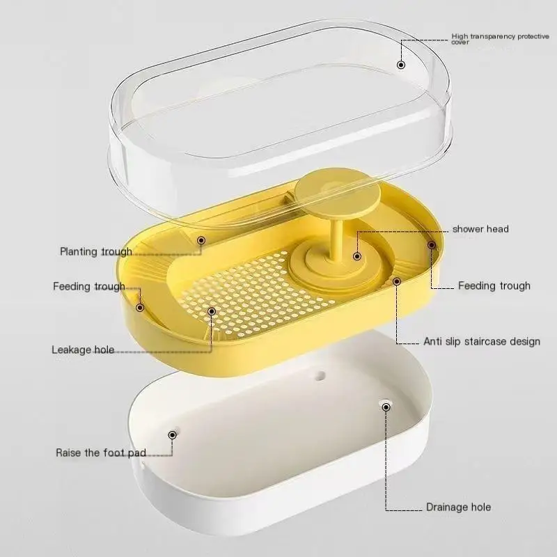 Turtle Tank Ecological Tank Fish Tank With Drainage Filtration Water Suction Feces Snapping Turtle Villa