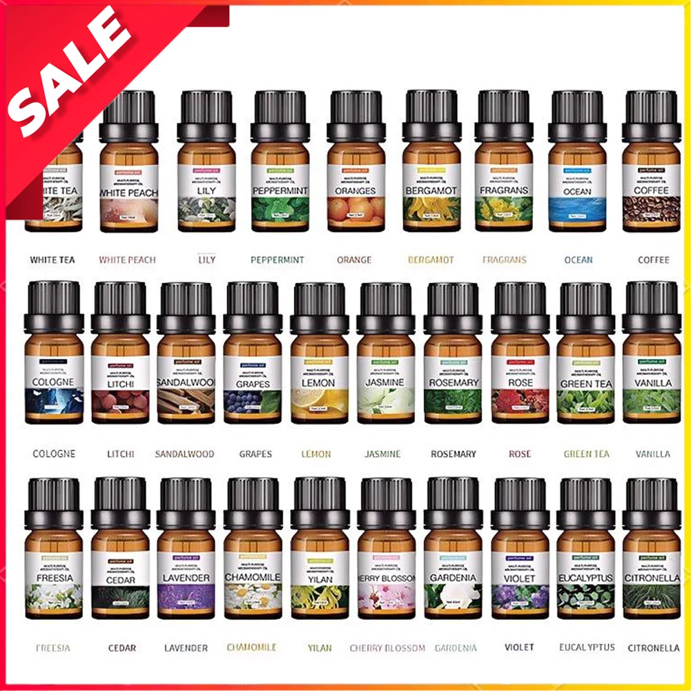 10ml Lavender Essential Oil, Lavender Vanilla Rosemary Aromatherapy Oil for Diffusers Home Relaxation Fragrance Oil