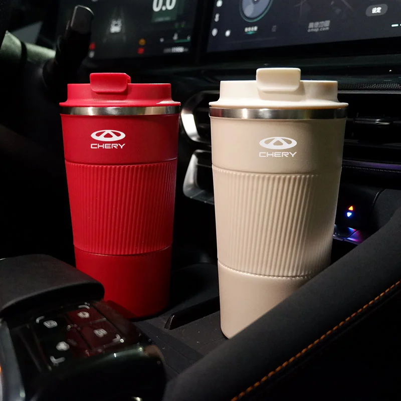 For Chery Tiggo 2 3 4 7 8 Pro QQ Iq Fulwin Arrizo Car Interior Accessories 500ML Thermos Coffee Mug Stainless Steel Coffee Cup view 5