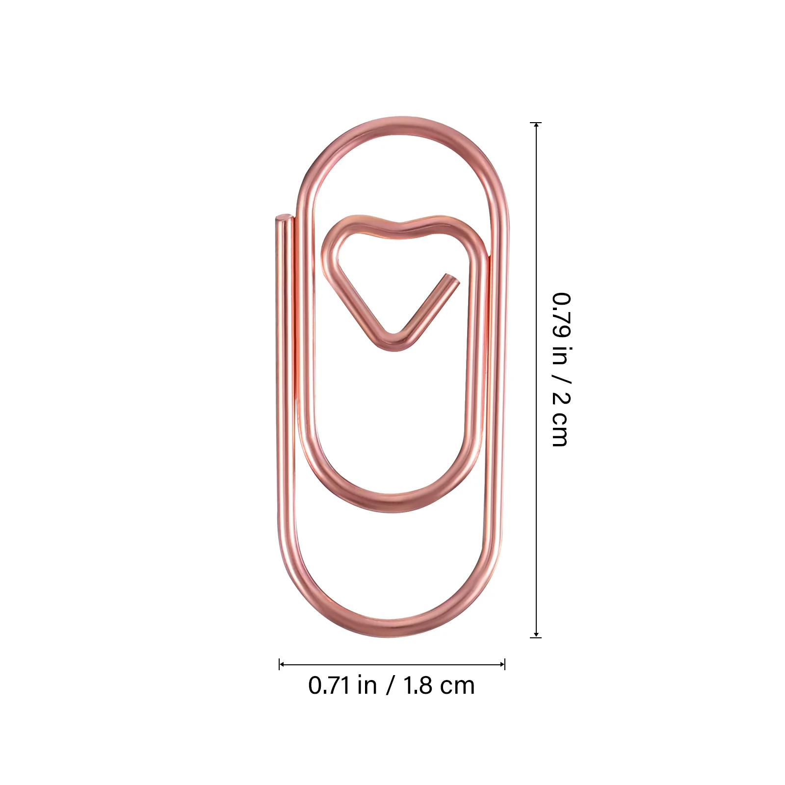 Heart Paper Clips Paperclips Binder Clips Small Paper Clips Cute Decorative Heart Clip Bookmark Metal Paper Clips