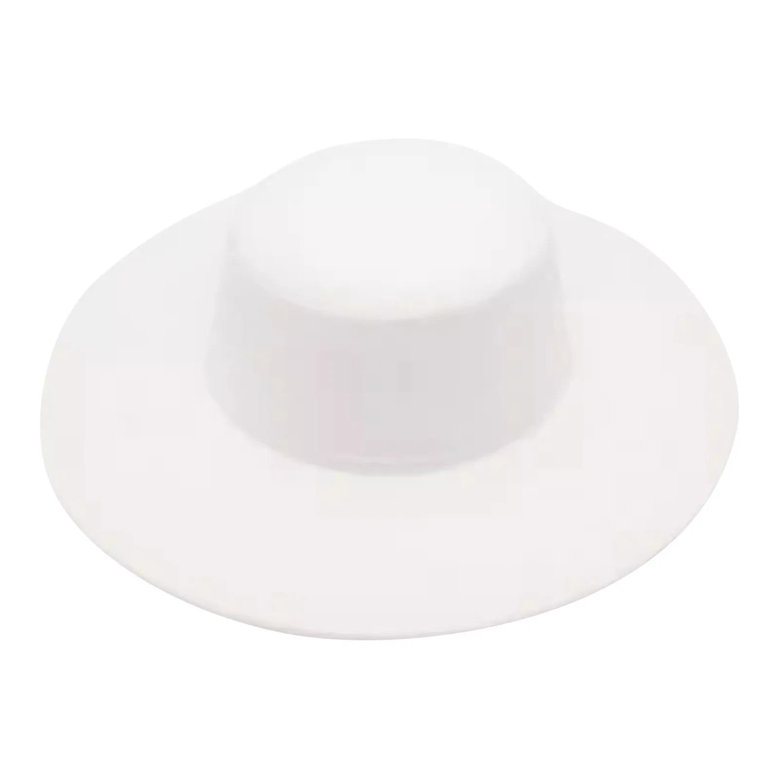 European Fashion Retro Light Flat Party Hat Big Brim Top Hat Catwalk Stage Performance Modeling Felt Jazz Hat