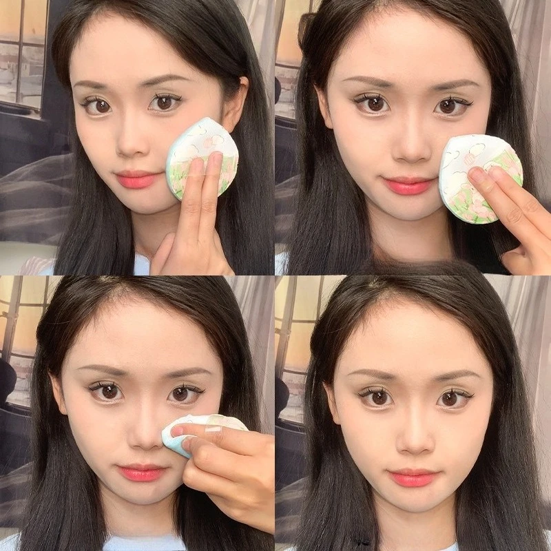 Tulp Los Poeder Massaal Bladerdeeg Spons voor Gezichtspoeder Zacht Katoen Bladerdeeg Fluweel Vrouwen Verdikking Schoonheidstools Cosmetisch Accessoire