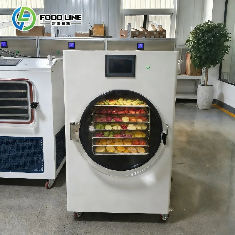 Commercial  Home Mini Freeze Dryer No Oil Pump Drying Machine Lyophilizer Price for Candy Food Fruit Vegetable FL Customized