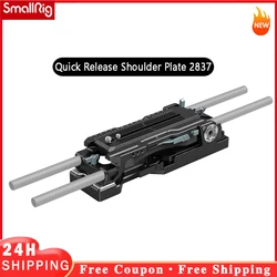 SmallRig Quick Release Shoulder Plate for Sony VCT-14 Tripod Adapter with Rosettes Built-in Flat Wrench Shoulder Pad Pro 2837