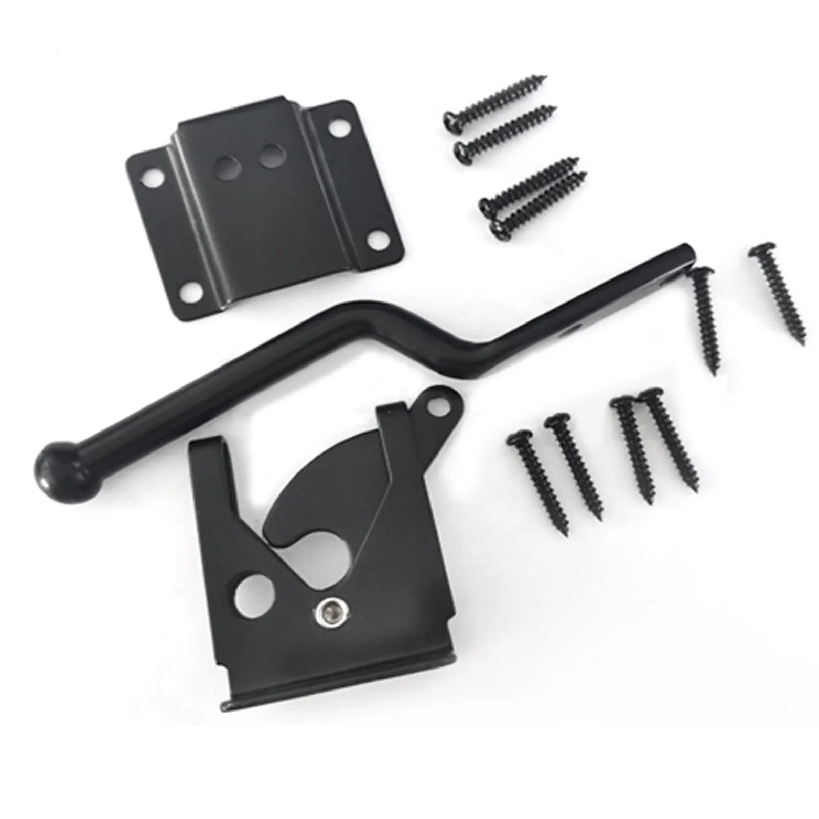 Auto Gate Latch Fence Lock Door Buckle Latch Buckles With Rope Lockable Gates Spring Auto Pads Lock Gardens