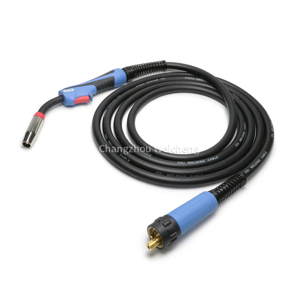 

Ergonomic RF36 Welding Torch 350A Capacity Copper Connector Heat-Resistant Handle for Safety Product Category Welding Torches