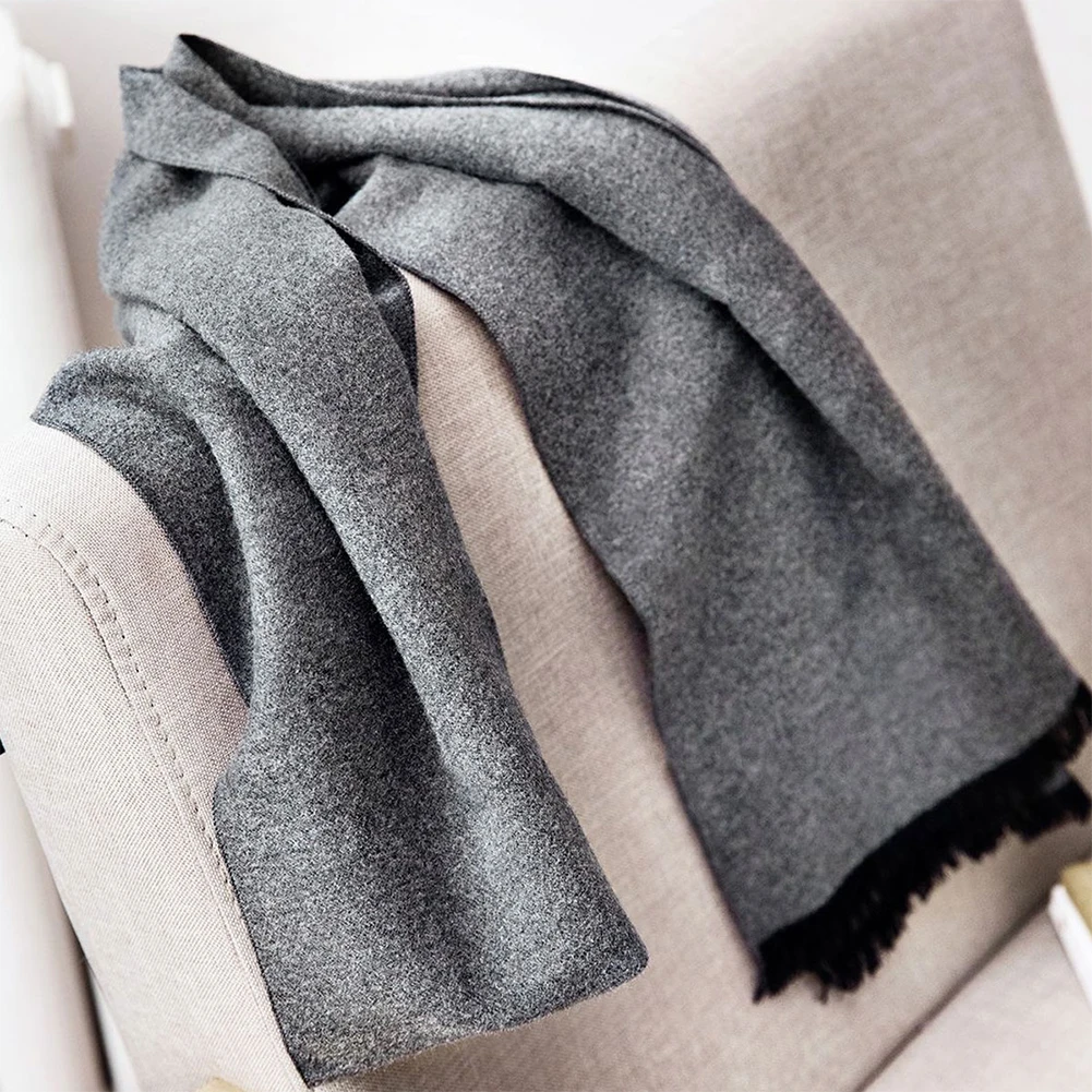 Coldforest Scarves, Soft Cashmere Feel Scarf Unisex Classic Winter Scarves for Men Women