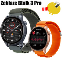 Band For Zeblaze Btalk 3 Pro Smart Watch Strap women men Smartwatch Nylon Soft Bracelet Bands Belt Screen Protector film