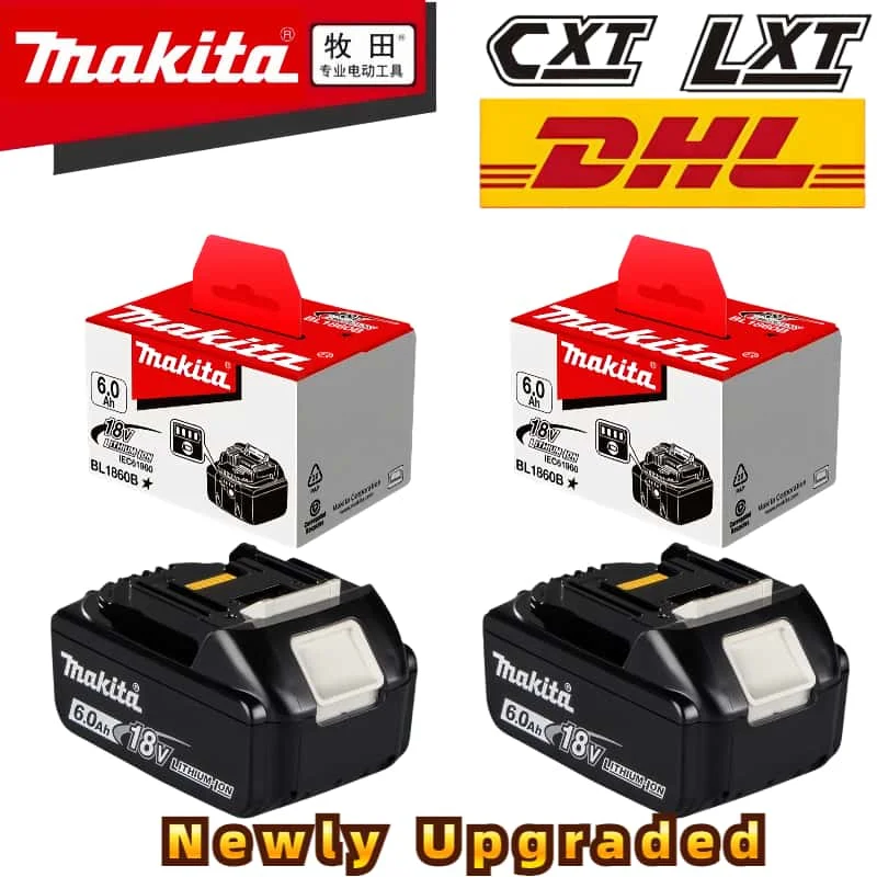 

18650 배터리 for Makita 18V 6Ah DTD173,DGA404,DHP485,DHR242,DTW190,DTW285,DTD172 power tools rechargeable Makita 18v 6.0Ah battery