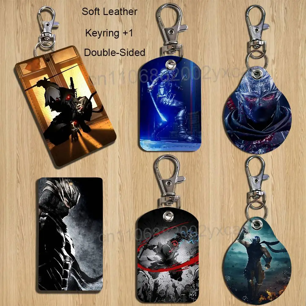 

game 2026 hot Ninja Gaiden Holder For Bank Business Work Card Holder Student Card Case Bus Card Keychain