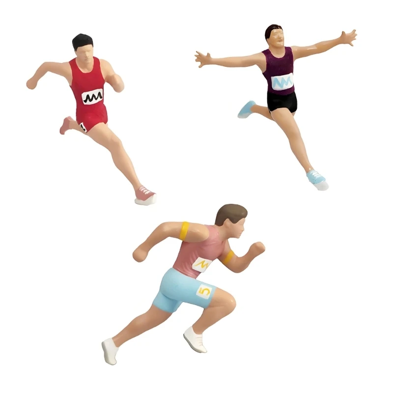 P9FC Collector Shelf Runner Figurine 1:64 Scale for Sports Display, Desktop Presentation, and Race Course Backgrounds