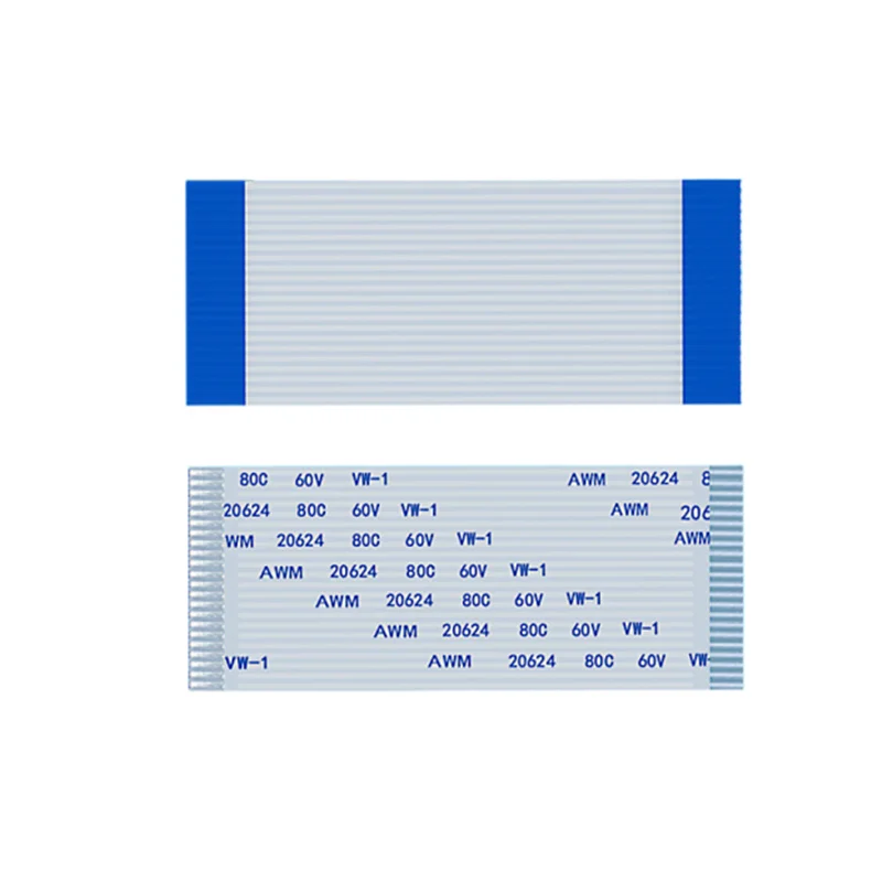 10pcs Ffc/fpc Flat Flex Cable 5cm 4/6/8/10/12/14/16/18/20/22/24/26/28-60pin Same Side 0.5mm Pitch Awm Vw-1 20624 20798 80c 60v