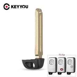 CHAVE-Smart Prox remoto Key Fob, lâmina sem cortes, inserção em branco, substituição para Toyota, Camry, Corolla, Highlander, Prius, emergência