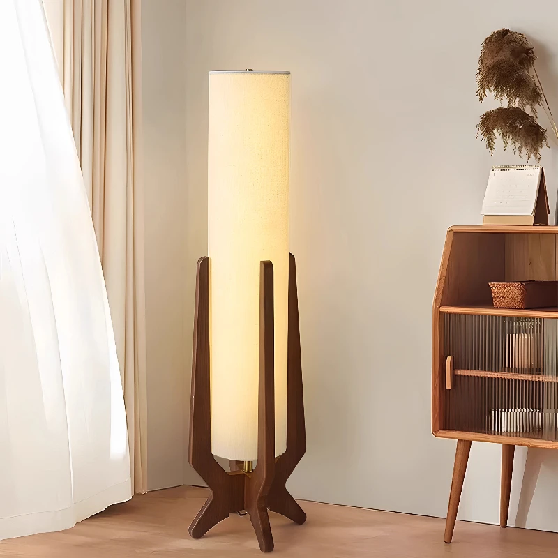 

Деревянные светодиодные торшеры, скандинавское искусство, минималистичный белый льняной тканевый абажур, спальня, гостиная, кабинет, декор интерьера, ретро-светильники