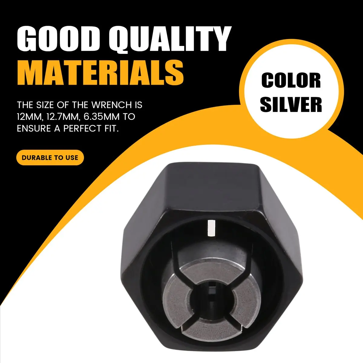 

Ключ для цанговой гайки ABAB 12 мм, 12,7 мм, 6,35 мм, замена для DEWALT DCW609, DCW600, DCW604, DW609, DW613, DW614, DW615, DW620, DW621, DCW600B