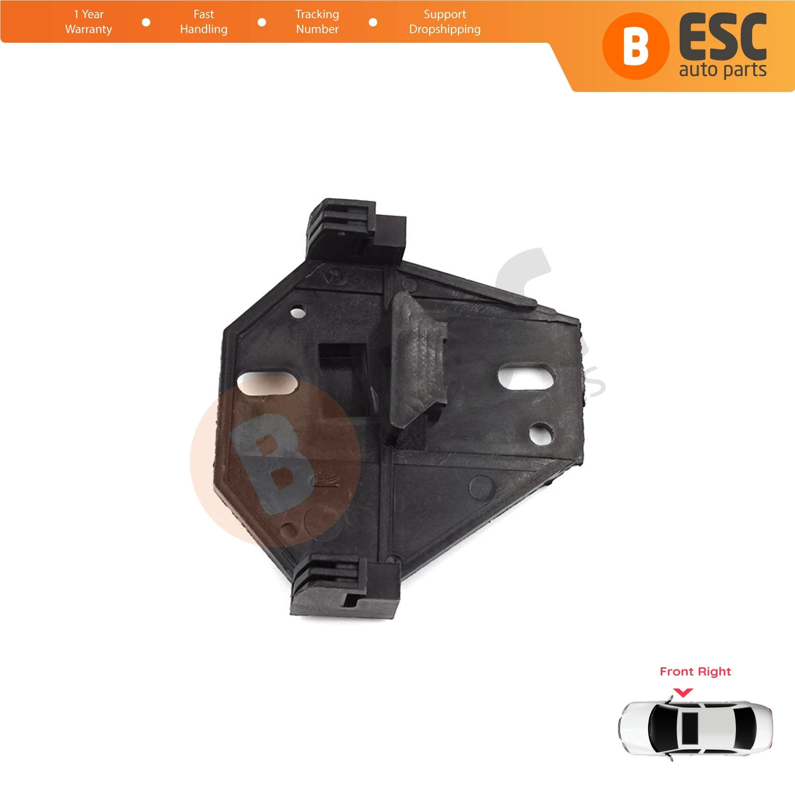 

EWR5539 Window Regulator Repair Clips Bracket Front Right for VW Transporter T4 MK4 Eurovan Caravelle 1990-2003 7D0959802