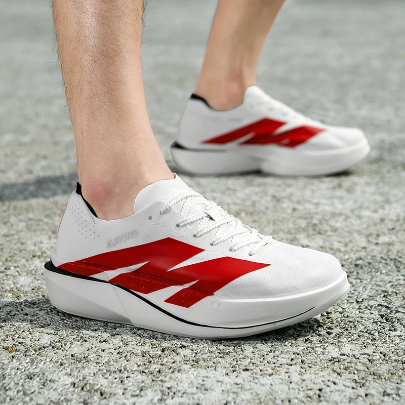 Men Professional Tennis Shoes Breathable Lightweight Running Sneakers Non Slip Wear Resistant Outdoor Marathon Jogging Training