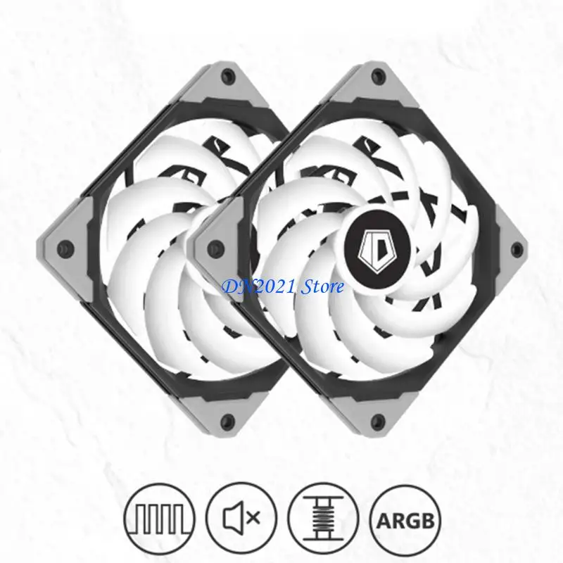 

F3KE 120x120x15 4Pin PWM 5V 3Pin ARGB Computer Heatsink Cooler Radiator 12cm Cooler