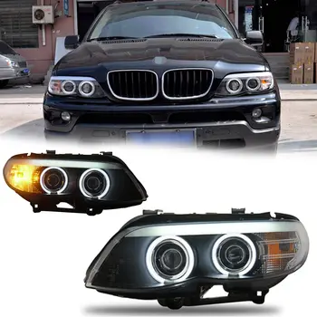 適用於BMWX5 E53 04-16的新款全LED日行燈改裝LED頭燈總成號誌燈汽車配件改裝燈 8 最佳銷售 BMWX5 E53頭燈 - №4