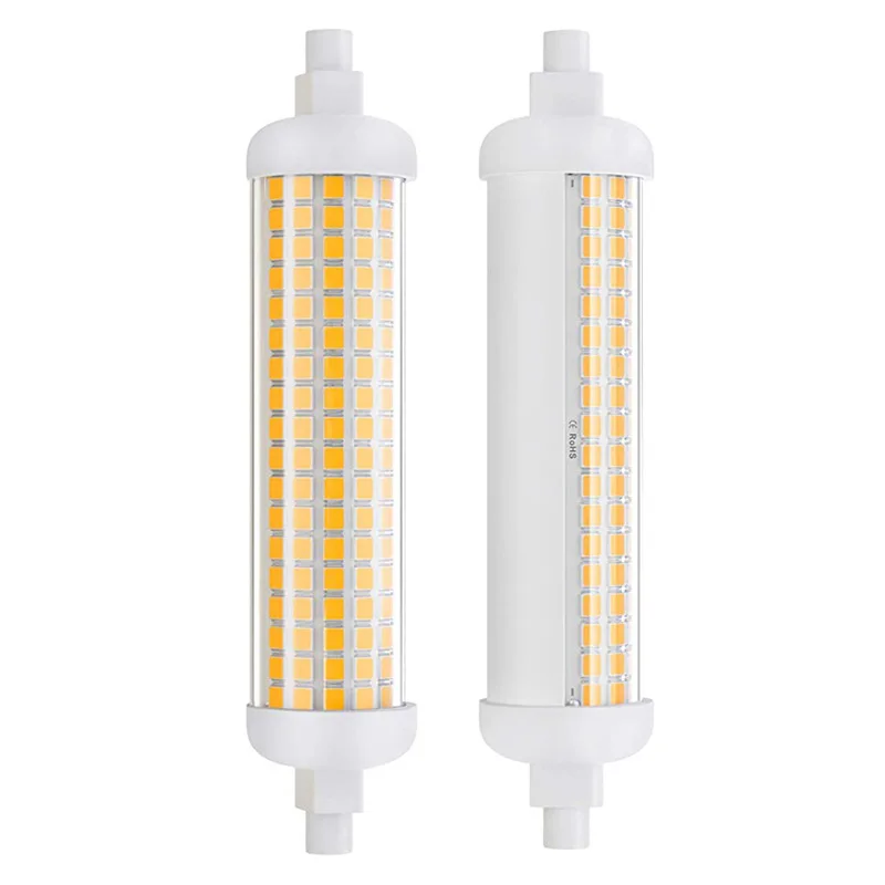 

10pcs Bright 20w R7S LED Plug Lamp Ceramic R7S LED Tube 3000K 4000K 6000K 220V 110V 118mm Replace 200w Halogen Lamp Floodlight