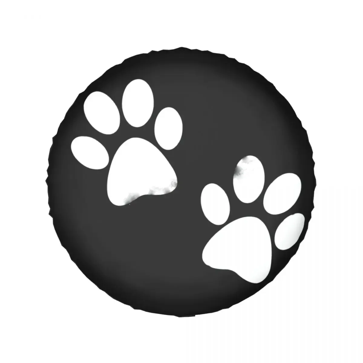 Custom Dog Paw Print Spare Tire Cover for Jeep Animal 4WD 4x4 Trailer Car Wheel Protectors 14