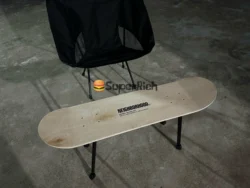 Folding table, skateboard table, outdoor camping, portable tea table, furniture, decorations and creative ornaments