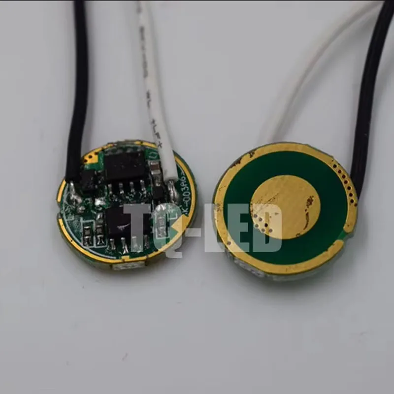 

5pcs/lot 16mm 5modes light driver for XPE XTE XPG XRE high power led DC3.7-4.2V to 3.7v 2.4-2.5A
