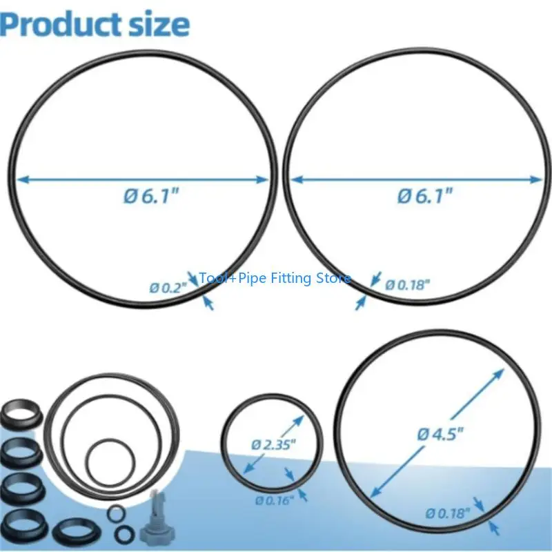 F92B Pool Sand Filter Pumps Motor Seal Repair Includes Multiple O-Rings And Air Release Valves For Leakage Prevention