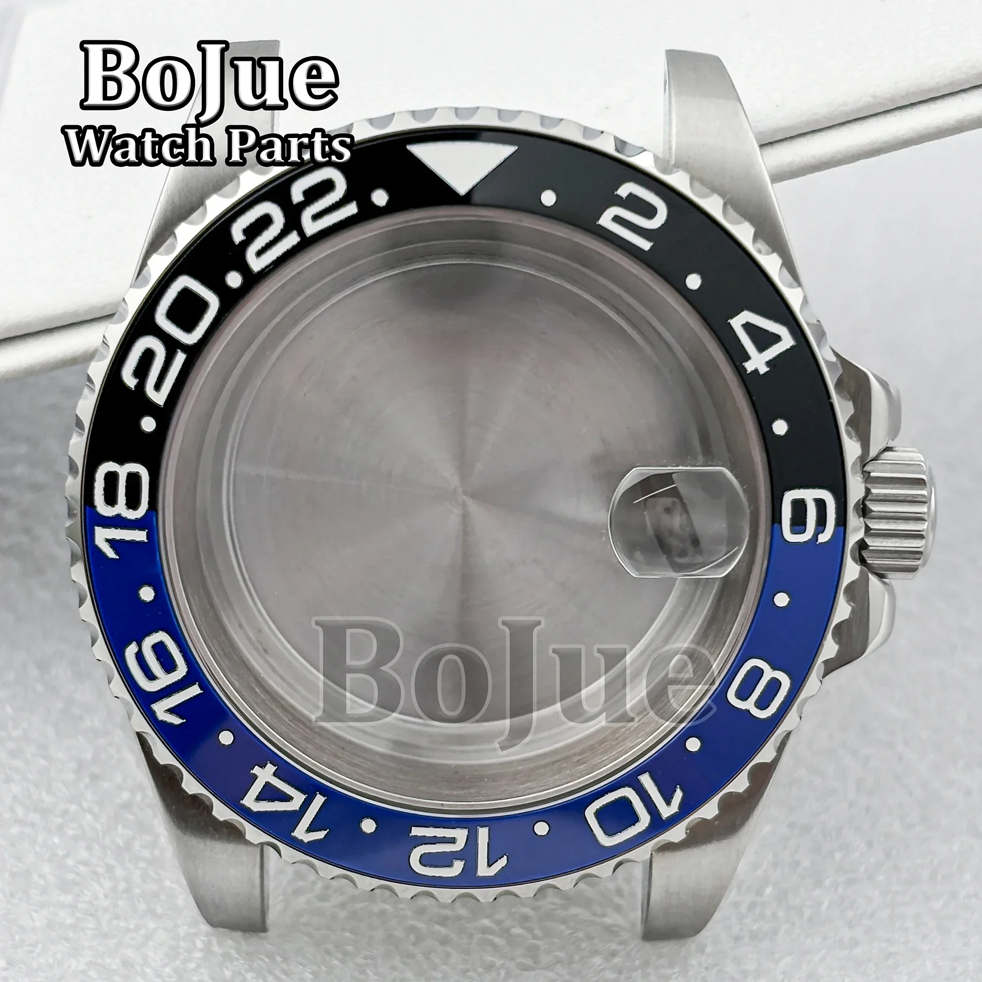 NH35 Case Gmt Master II 10ATM Waterproof Stainless Steel 40mm Fit NH35 NH36 NH34 Movement GMT Sapphire Glass Watch Accessories