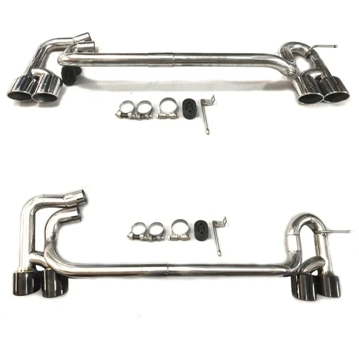 SYPES Stainless Steel Carbon Fiber Exhaust System for 2020  A3 Exhaust Pipe Modified  S3 Exhaust