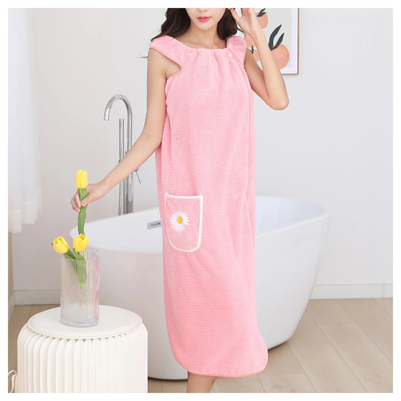 Bath Dress For Women Strong Absorbent Bath Towel For Summer Autumn