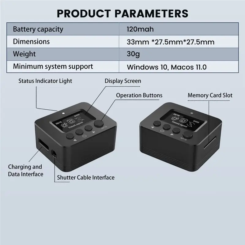 B50B-For Cameras Compatible Camera Intelligent Stabilization Gyroscope FPV Drone Take Photos Steady, For Controllers 1PC
