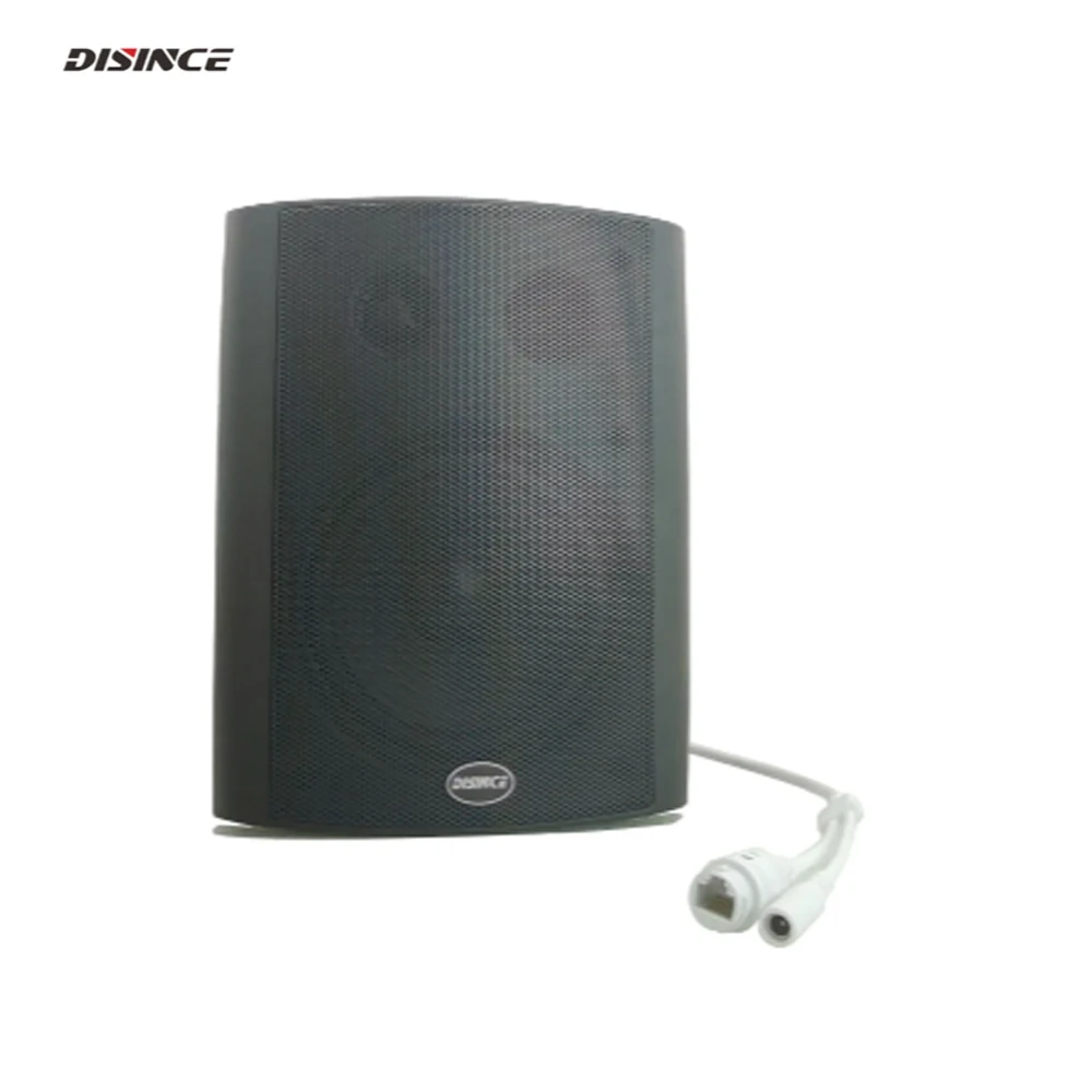 25W POE Network IP Speaker Wall-Mounted Remote Control Play English Software Control Broadcast Timed Text Announcements