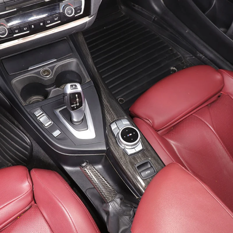 

For BMW 1 2 Series F20 F21 F22 F23 116I 2012-18 ABS Carbon Fiber Car Multimedia Button Panel Cover Trim Interior Car Accessories